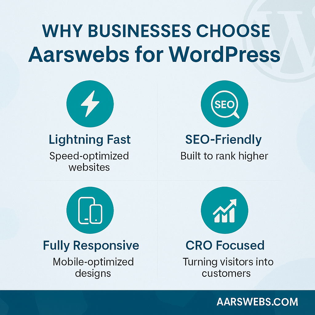wordpress website design aarswebs