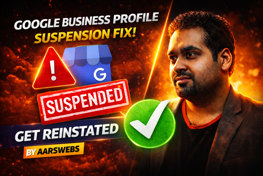 Google Business Profile suspension fix aarswebs