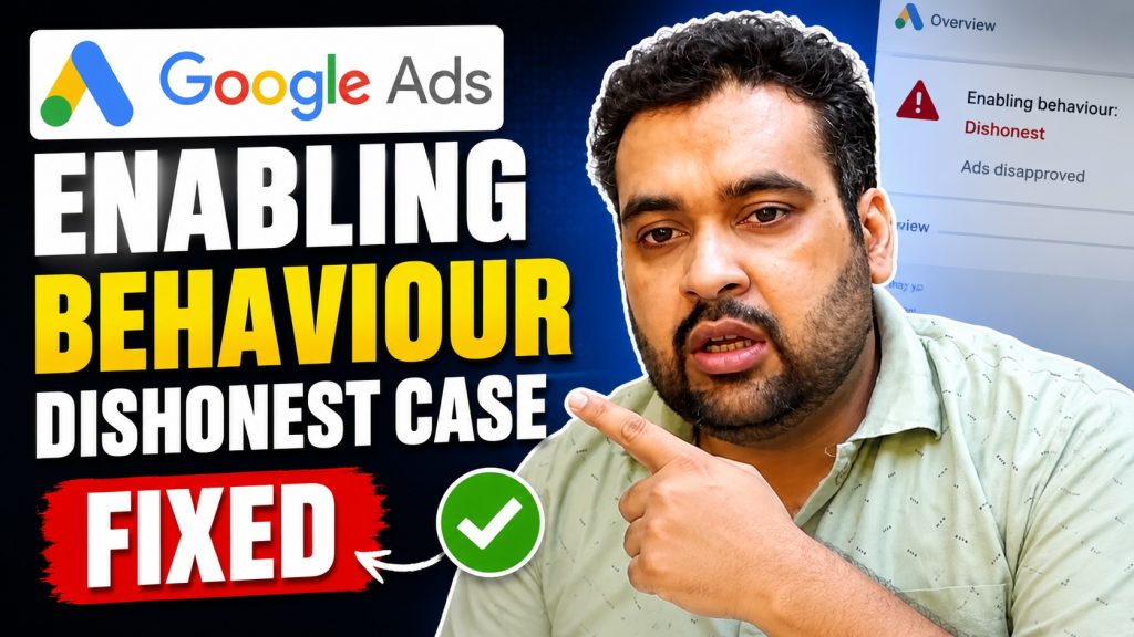 Google Ads Enabling Behaviour Dishonest Case Fixed