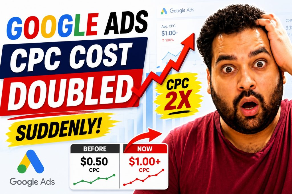 google ads cpc cost dubbled suddenly