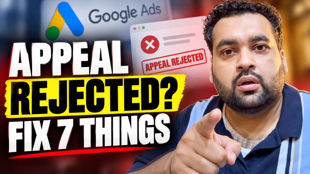 google ads appeal rejected