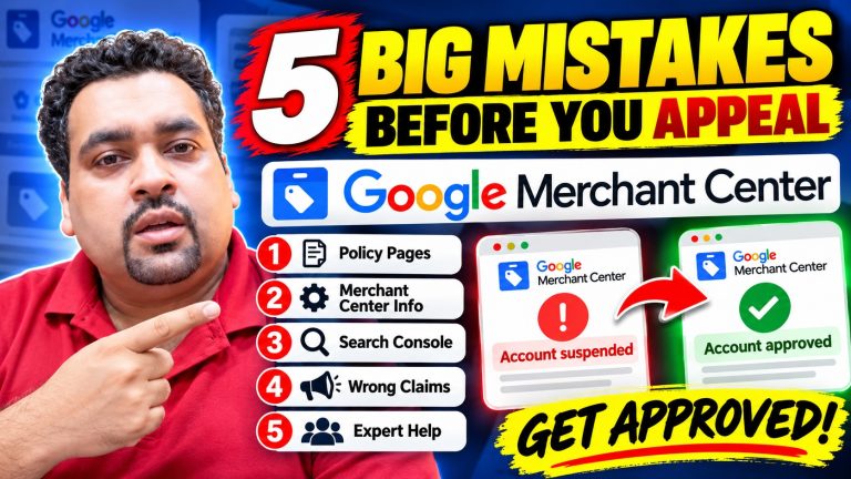 Google Merchant Center Suspended Fix These 5 Mistakes Before Appealing!